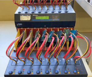 Data erasure using special software and equipment2