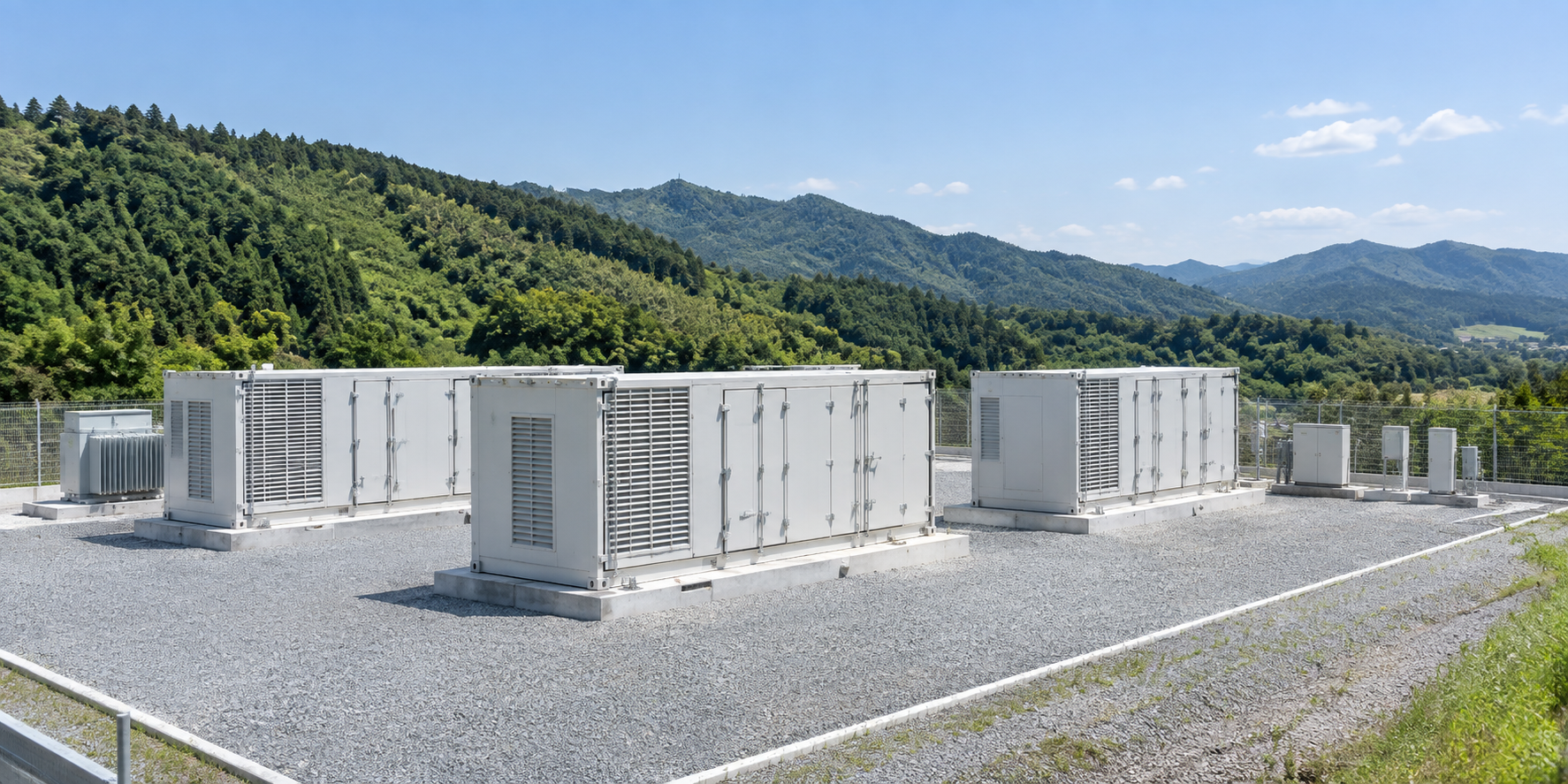 系統用蓄電所のイメージ(AI生成画像)